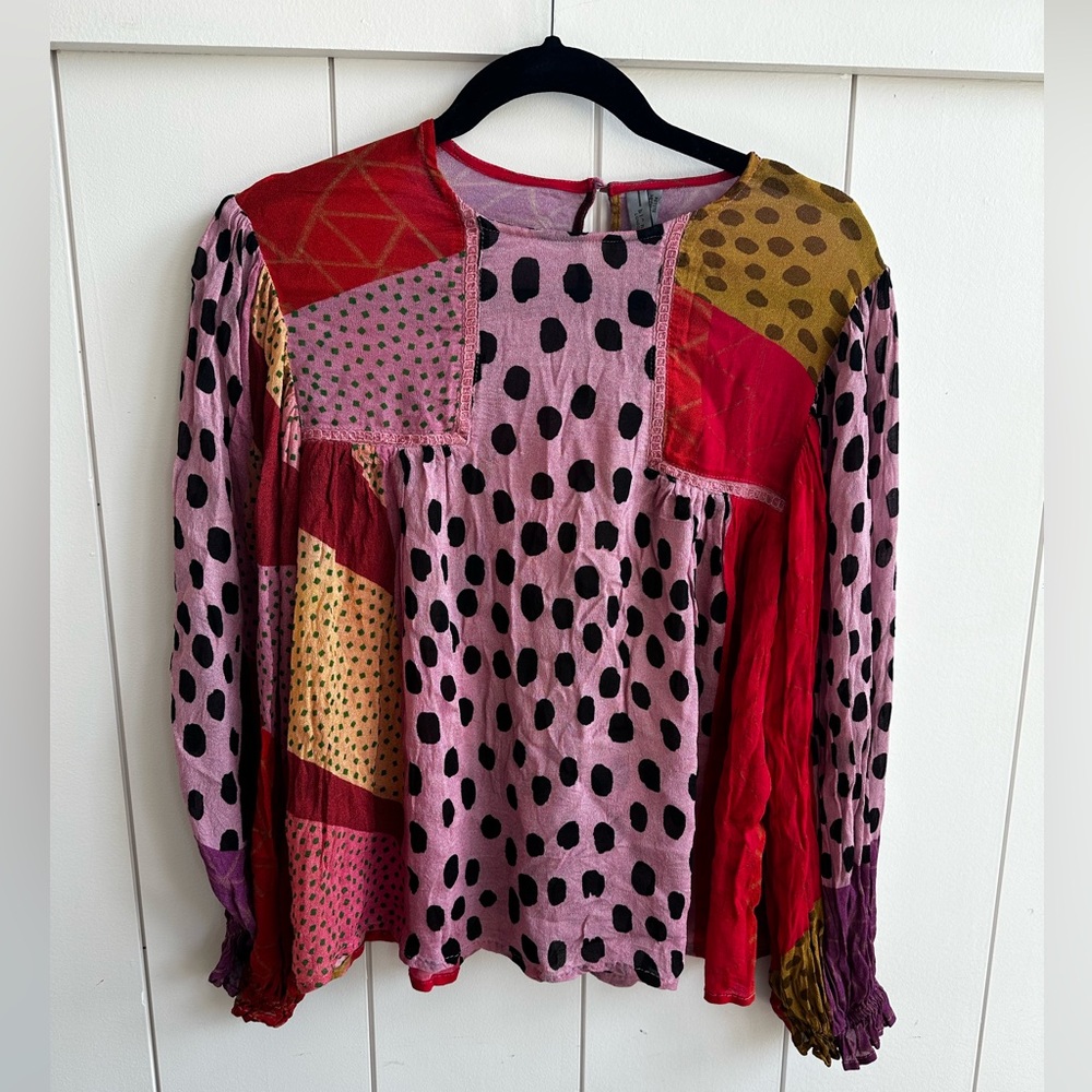 ANTHROPOLOGY Miranda peasant top